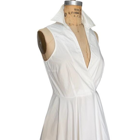 ISLAND COMPANY Marra-Lago White Cotton Dress Size S - Picture 2 of 8